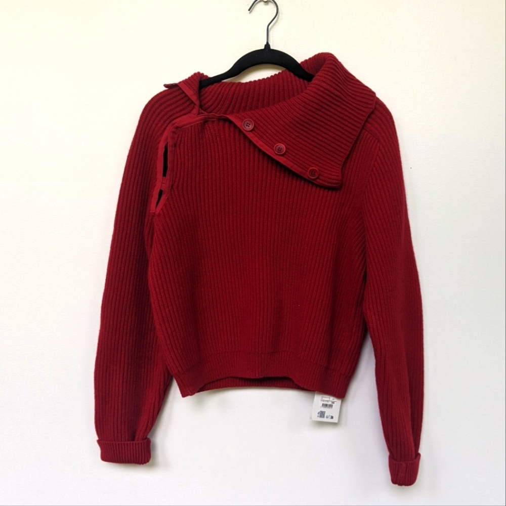 Jacquemus Sweater Woman Red La Maille Vega Size EU 40 US 8 - Picture 2 of 10